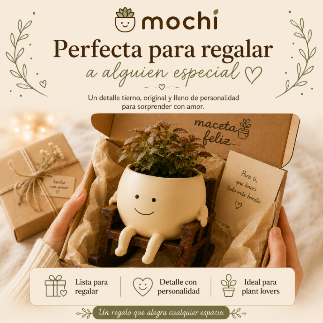 MochiPlant ® Maceta Feliz
