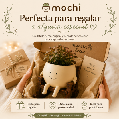 MochiPlant ® Maceta Feliz