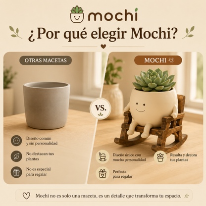 MochiPlant ® Maceta Feliz