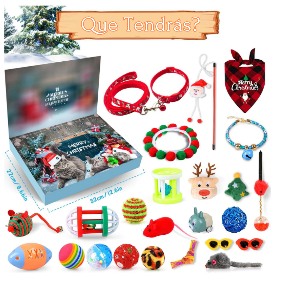 Calendario de Adviento con Gatitos